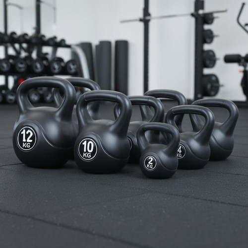 Kettlebell 2kg 12kg - kettlebell, vinyl
