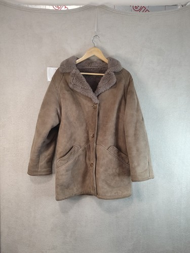 Sheepskin coat jacket - coat/jacket, leather