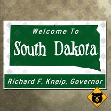 South Dakota state line