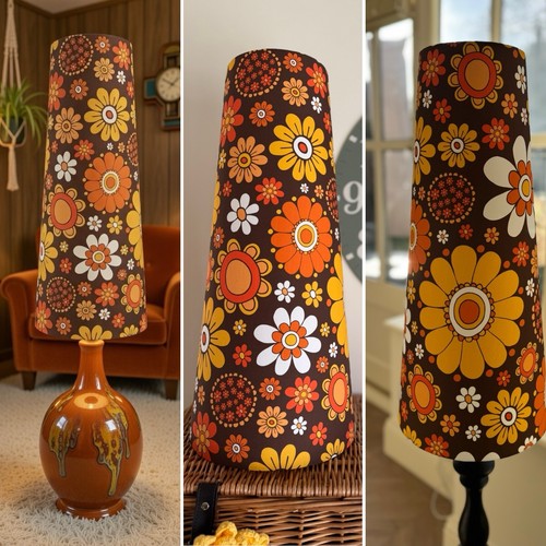 Retro tall tapered lampshade - tall,
