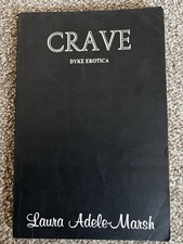 CRAVE Dyke Erotica : Laura Adele-Marsh RARE 1997 Paperback / Lesbian Stories