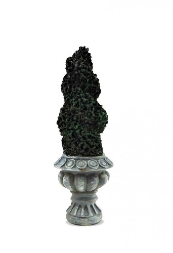 Dolls house flat back - back, topiary