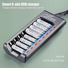 Fast Battery Charger 8 Slot