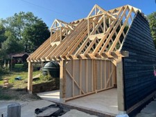 2 Bay Timber Garage Kit with