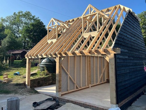 Bay timber garage kit - kit, with