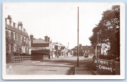 Cobham surrey postcard - rp,
