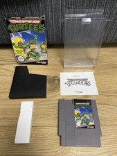 TMHT Turtles Nintendo NES CIB Boxed Manual Pal UK Tested Working Palcom