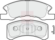 Brake Pads Set fits DAIHATSU