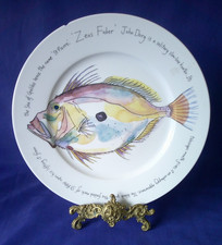 Richard Bramble Jersey Pottery John Dory  Dinner Plate