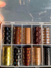 Nail Foils Kit 10 Rolls of