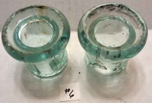 Old original aqua glass - original,