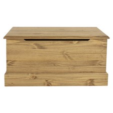 Cotswold pine ottoman storage - pine,