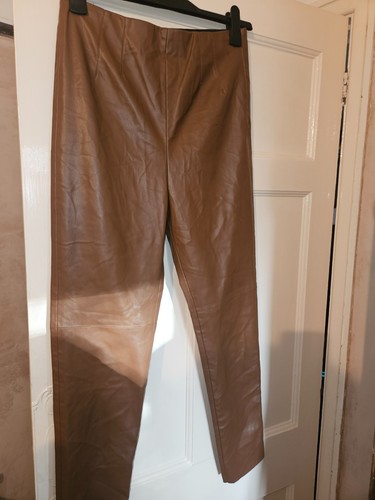 Zara faux leather capri - zara,
