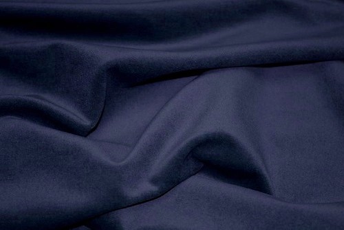 Oxford blue velvet 100 - velvet, cotton