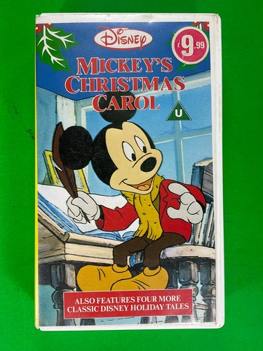 Mickey christmas carol vhs - christmas,