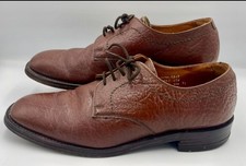 Loakes Brothers Formal Shoes Camel Grain Derbys UK 7.5 EU 41.5 - Made in England