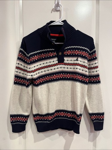 Nautica navy cream red - &,