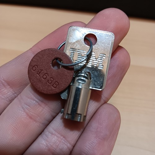 Vintage ibm barrel lock key - ibm,
