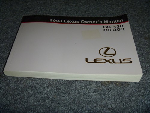 2003 lexus gs430 v8 gs300 - 2003,