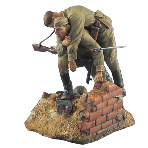 Scale wwii soldier - 1/35, rescue