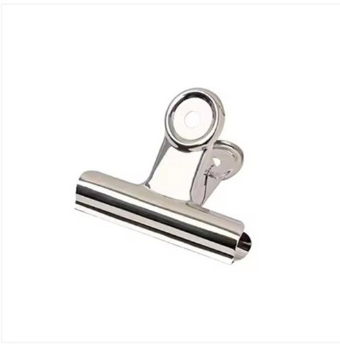 Bulldog clips metal silver - clips, -silver