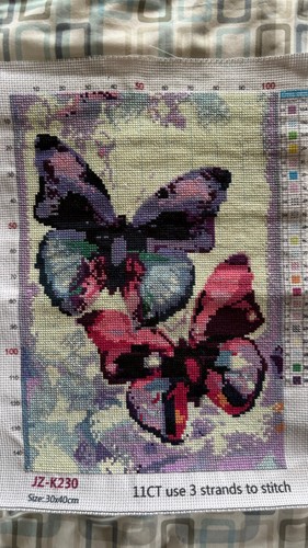 Butterflies cross stitch - stitch,