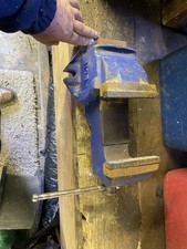 Second Hand 4" 100mm Jaw Bench Vice Workshop Clamp Work Bench Table Engineer