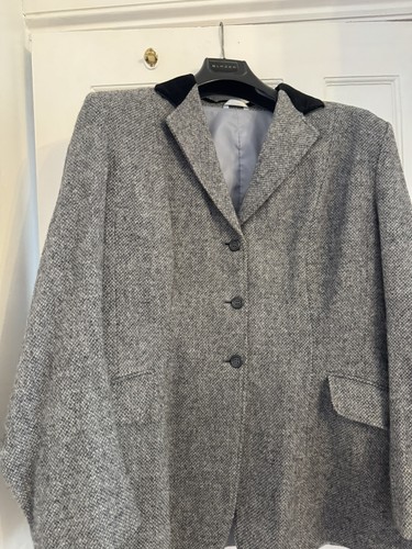 Caldene grey tweed wool - grey,