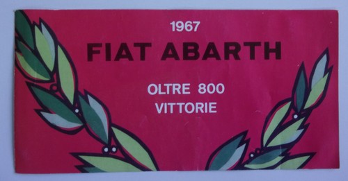 Fiat abarth orig 1967 - orig,