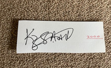 Kasir Zamir Shah - Derbyshire 2000 - Signed Autograph Piece