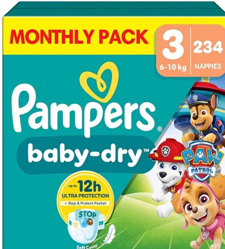 Pampers baby dry size - baby-dry, 3,