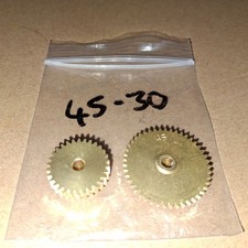 #26K/27G SPECIAL ORDER ENGINEERED MECCANO COMPAT (30 TEETH PINION/45T SPUR GEAR)