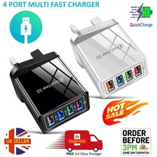 4 Multi-Port Fast Quick Charge