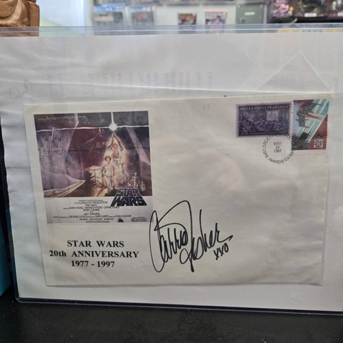 Carrie fisher signed autograph - fisher,