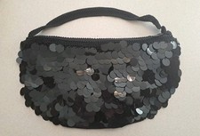 Avon Black Sequin Evening Bag 