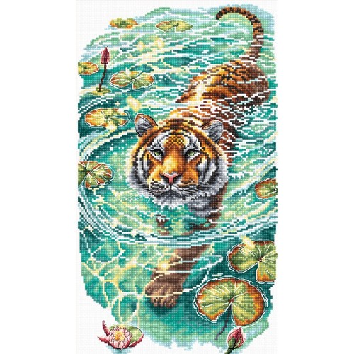 Tiger the turquoise lotus - in,