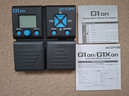 Zoom g1on guitar pedal with - zoom,