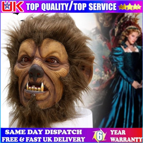 Halloween werewolf mask latex - mask,