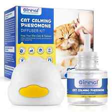 Pet Cat Remedy Natural De-Stress and Calming Cats Plug-In Diffuser, 48ml UK Plug