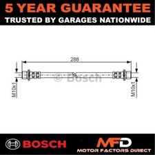 Brake Hose Front Bosch Fits