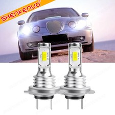 FOR JAGUAR S-TYPE 1999-2008 2x White Super Bright H7 LED Headlight Bulbs 6000K