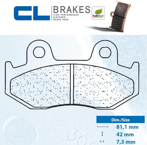 Front brake pads - brake,