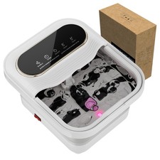 Foot Spa Bath Massager Heat Bubbles Massage Electric Feet Therapy Folding Gift