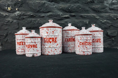 Six vintage french graduated - six,