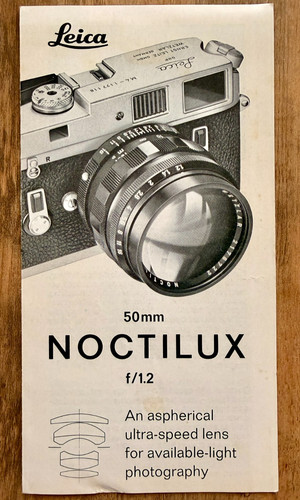Rare leica leitz noctilux - leica,