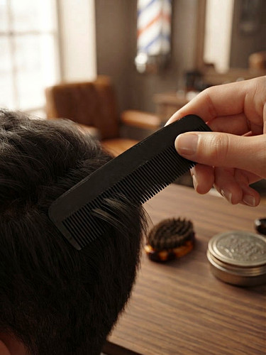 Custom hair comb - hair, pocket
