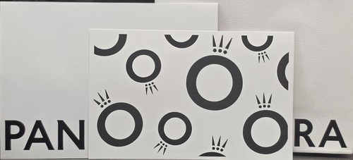 New white pandora gift bag - white,