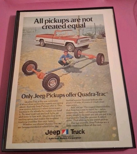 Jeep pickup trucks framed - pickup,