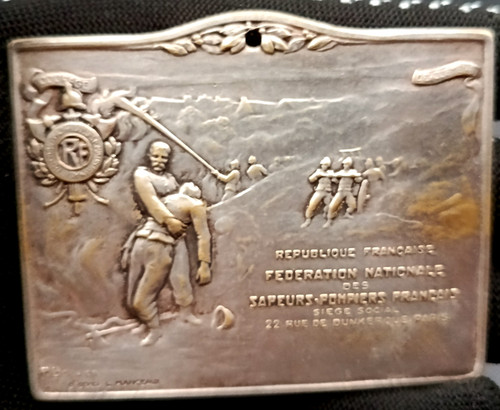 French firefighters medal - french,