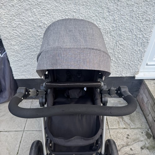 Cuggl pushchair grey black - pushchair,